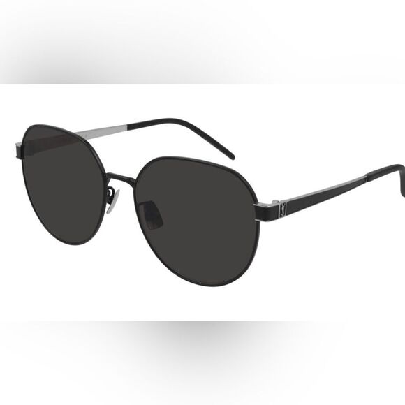 YSL SLM66 Signature & Sunglasses, Silver - Picture 1 of 7
